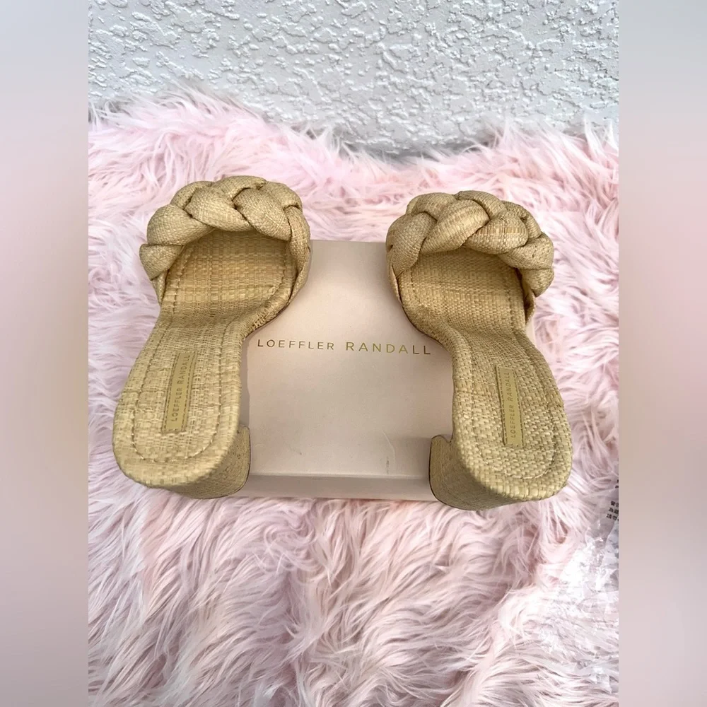 LOEFFLER RANDALL Freya Natural Braided Curve Mule - Picture 5 of 9